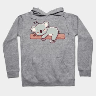 cute koala sleeping fast Hoodie